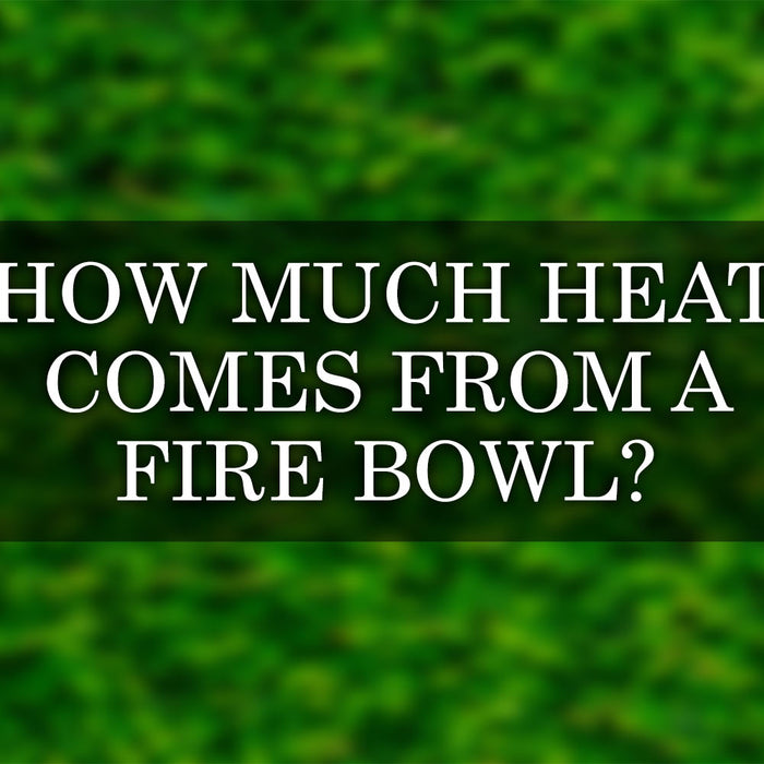 How Much Heat Comes From a Fire Bowl?
