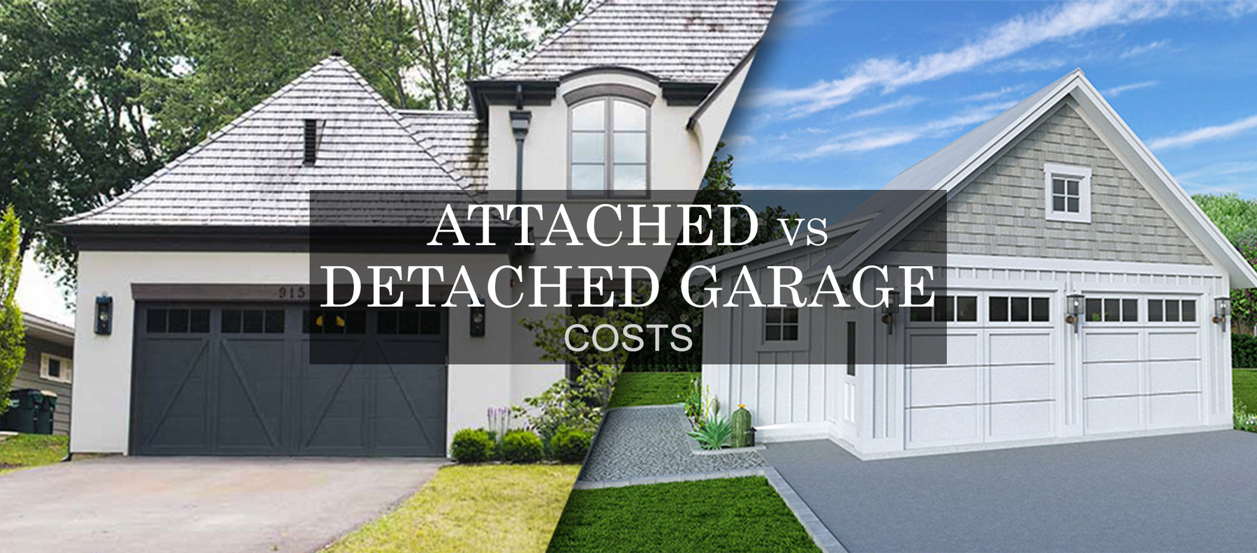 attached vs detached garage cost