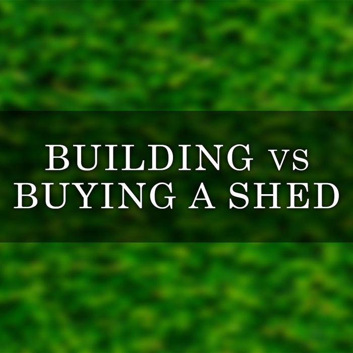 building vs buying a shed - comparison guide