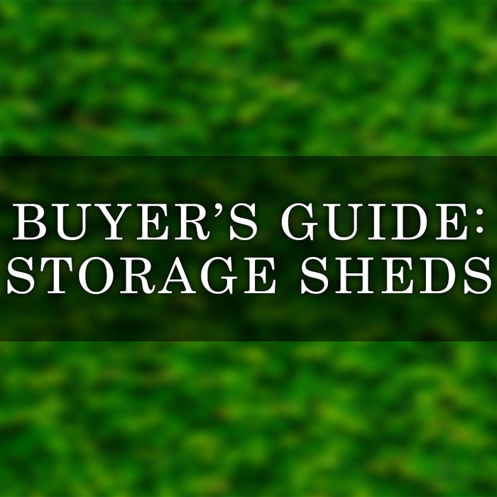 buyer's guide for storage sheds