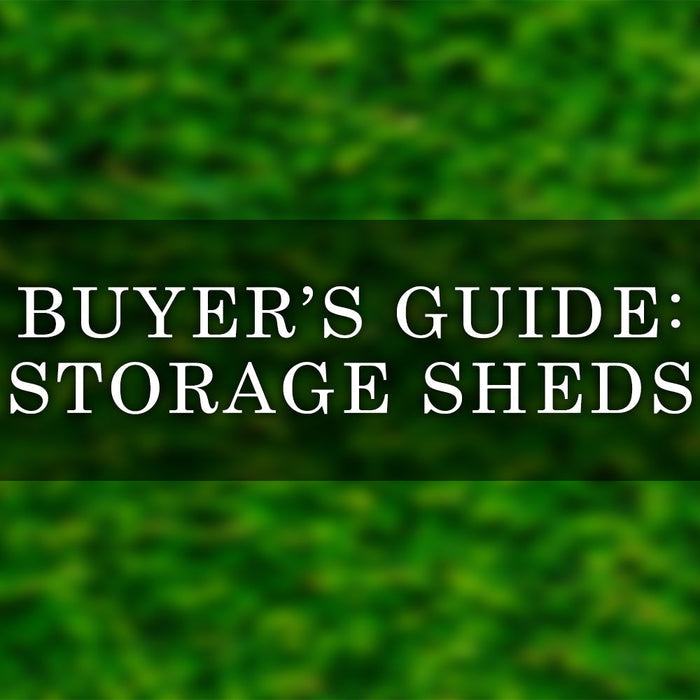 buyer's guide for storage sheds