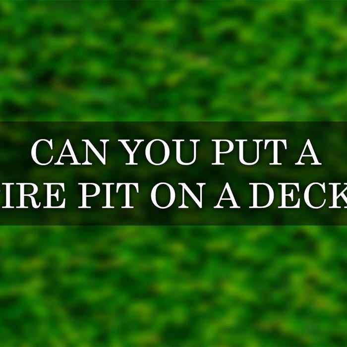 Can You Put a Fire Pit on a Deck? What You Need to Know
