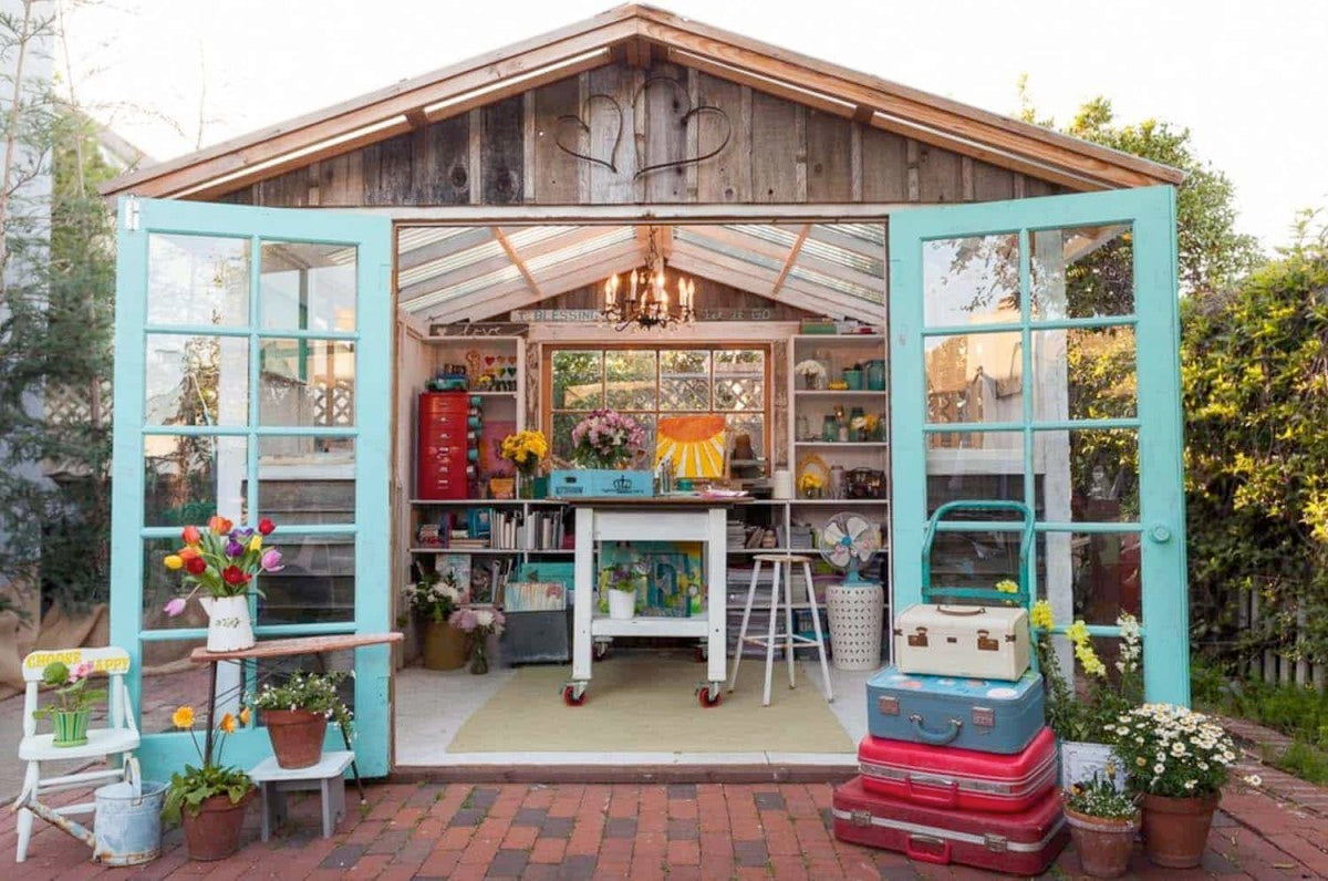 How To Convert Your Storage Shed To A Craft Room: Tips and Ideas