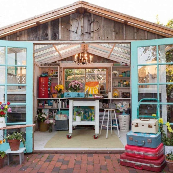 How To Convert Your Storage Shed To A Craft Room: Tips and Ideas