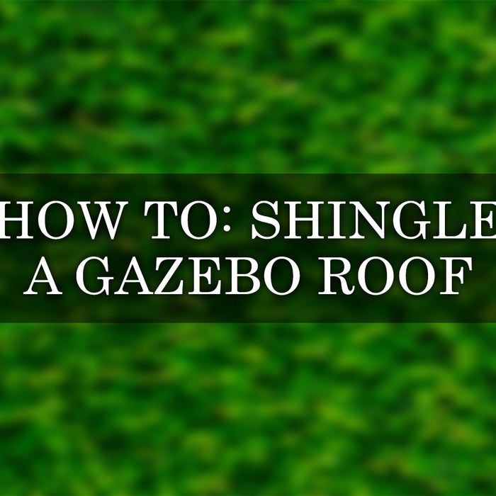 how to shingle a gazebo roof - step by step guide