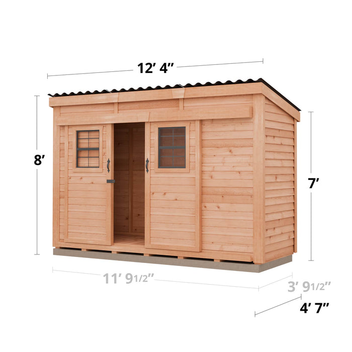 specs of GardenSaver 12×4 with Sliding Doors