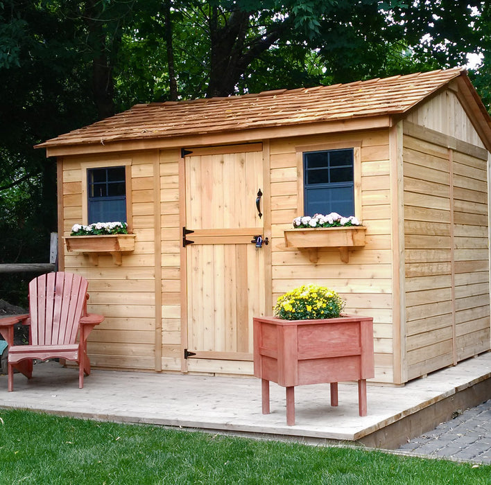 Cabana Garden Shed 12×8 with decorations