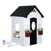 front & side angle of Zahara Playhouse in white background