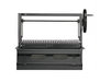 Sunterra Pro Series 48 inch built-in Santa Maria grill showing single grate detail and sturdy construction.