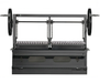 Sunterra Pro Series 60 inch built-in Santa Maria grill showing detailed split grate design for adjustable cooking.
