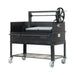 Close-up of the 60in Sunterra Argentine brasero grill cart, showing sturdy construction and detailing on the Pro Series de...