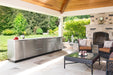 Outdoor Kitchen	Stainless Steel	Cabinet Set	in the patio
