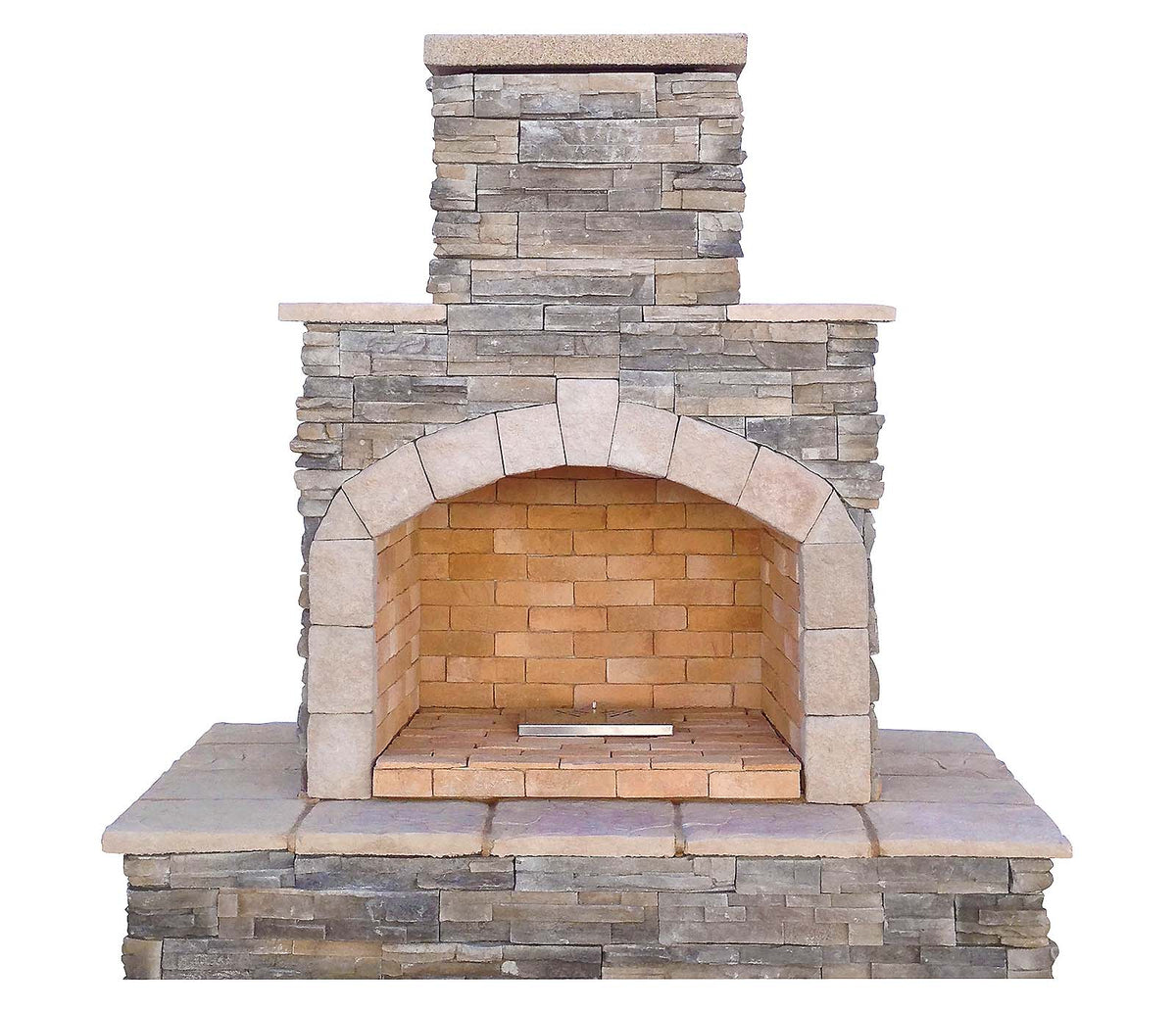 Cal Flame 78-Inch Outdoor Fireplace - Elegant Hearth for Your Yard ...