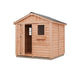 8x8 Gardener Shed from Outdoor Living Today built with Western Red Cedar and durable metal roof for backyard storage use