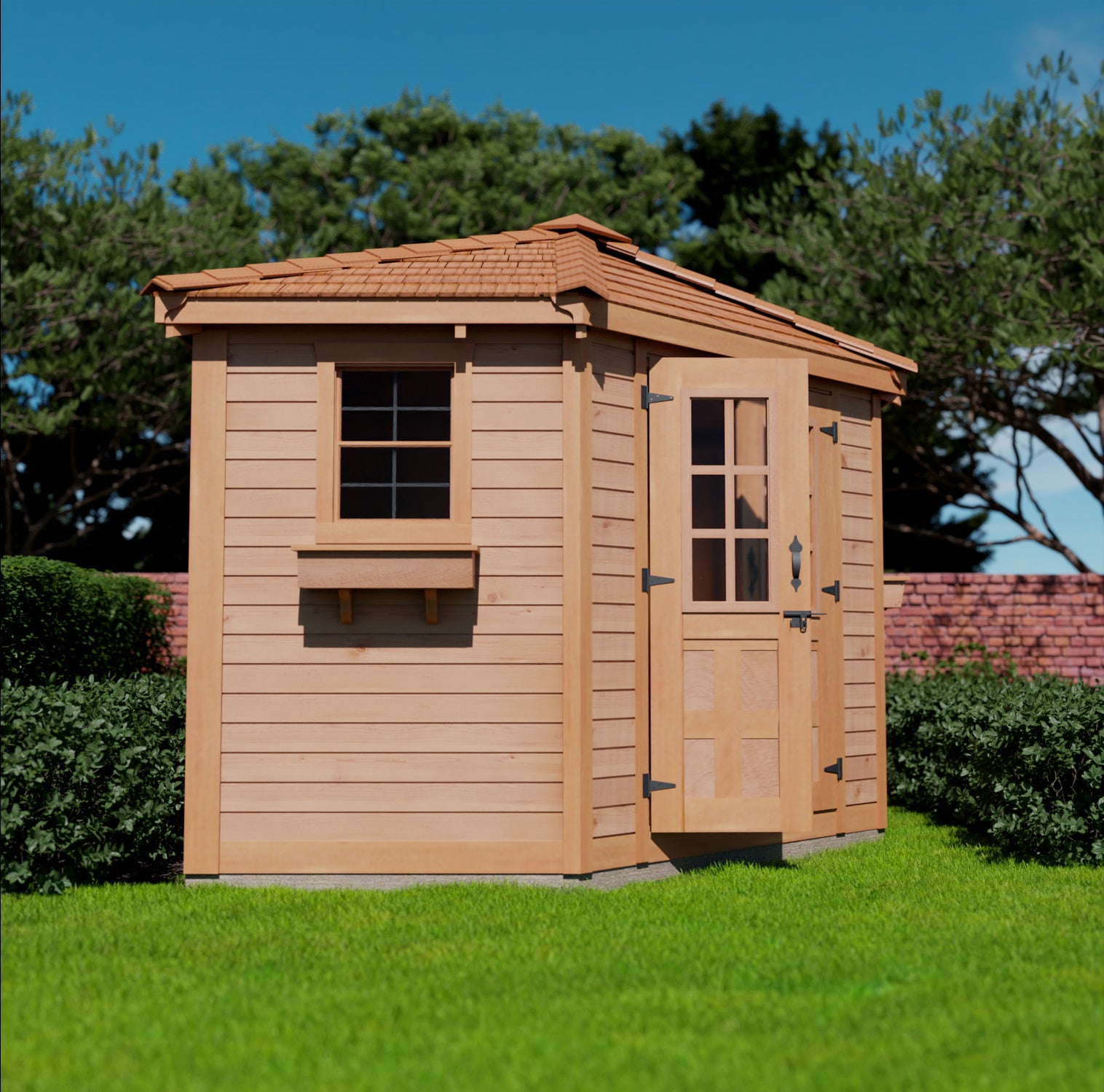 Premium Outdoor Wood Storage Sheds For Your Garden | Backyard Oasis