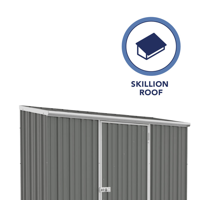 Absco 7' x 3' Space Saver Metal Storage Shed Roof