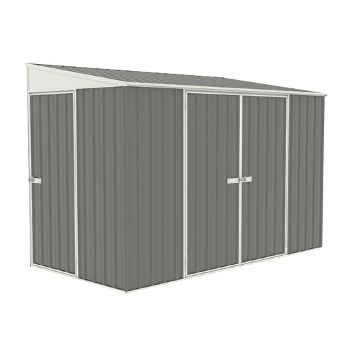 The Absco Lean To 10' x 5' Shed in white background.