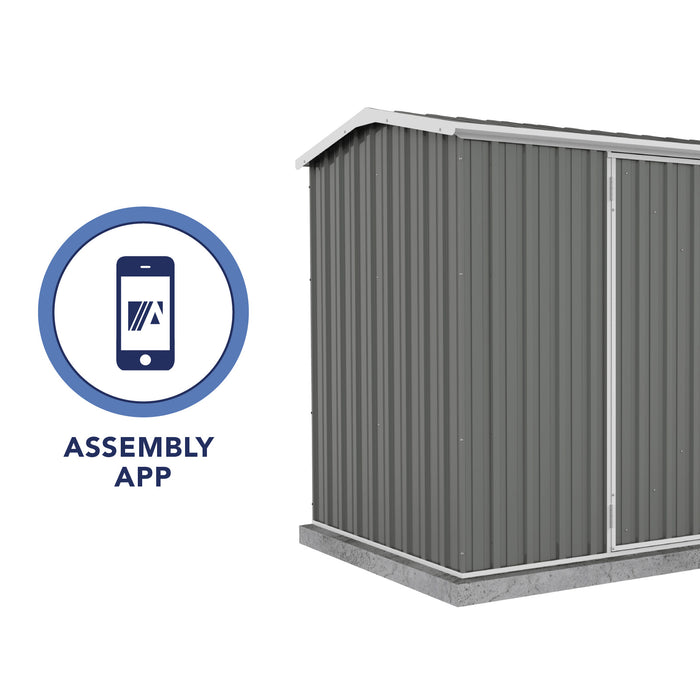 Absco Premier 10' Metal Storage Shed Assembly App