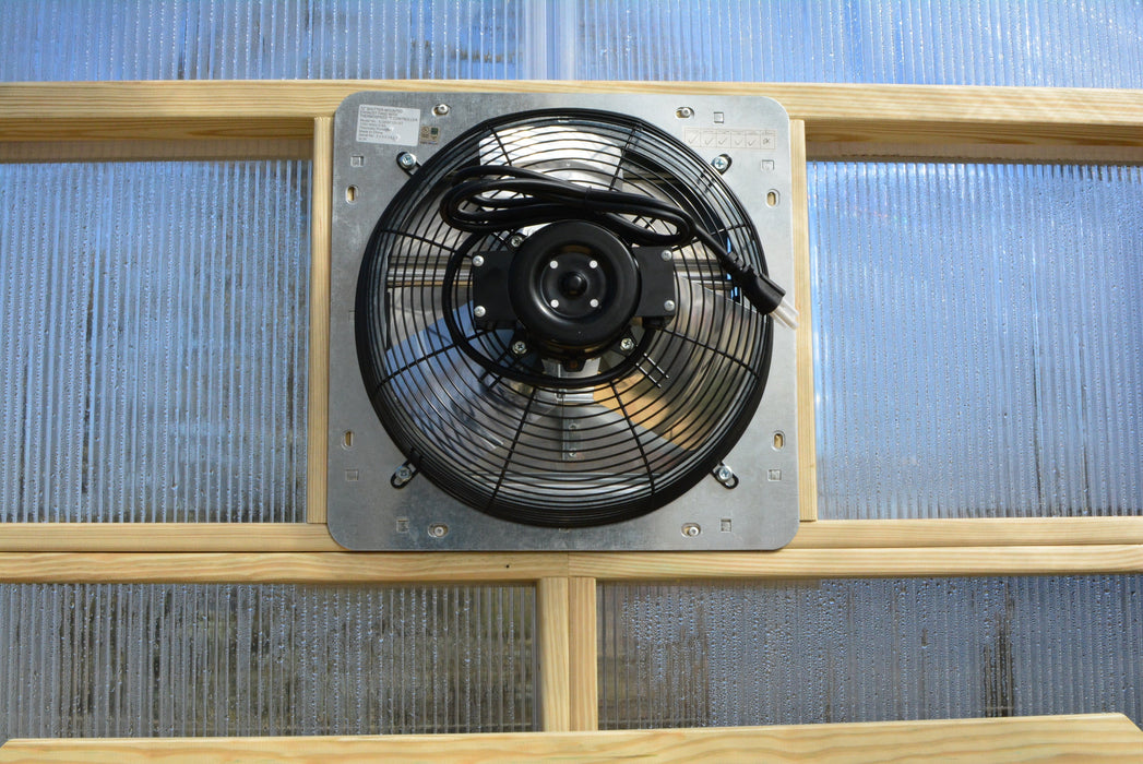  8 x 16 Greenhouse exhaust fan view 2