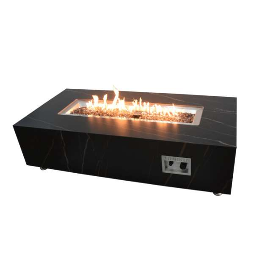 Elementi Plus Fire Table with flames