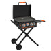 Blackstone On The Go 22in Scissor Cart Griddle w/ Hood in white background