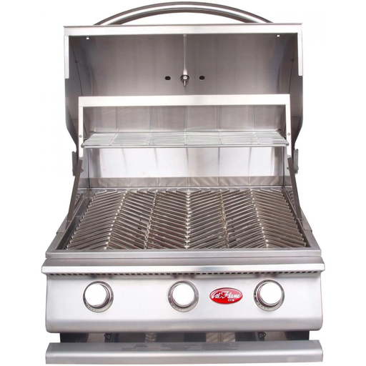 Built-In Propane Grill grill with a sleek stainless steel top