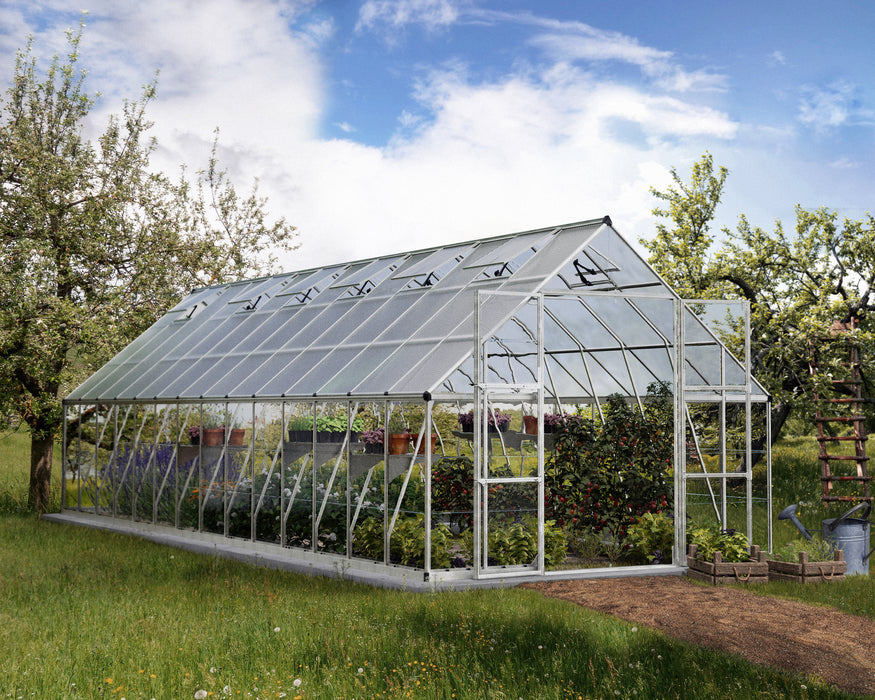 Canopia Balance 10' Greenhouse - Silver 10x28_3x8.5_with plants