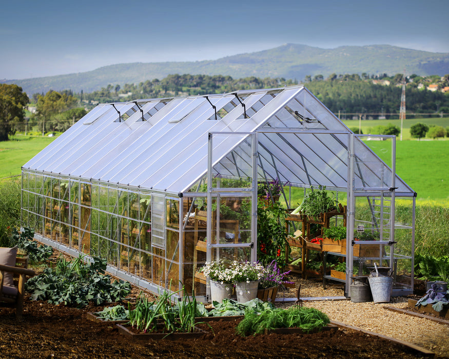 Canopia Balance 10' Greenhouse - Silver 10x32_with plants