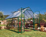 Canopia Balance 8' Greenhouse - Green_8x12_with flowers