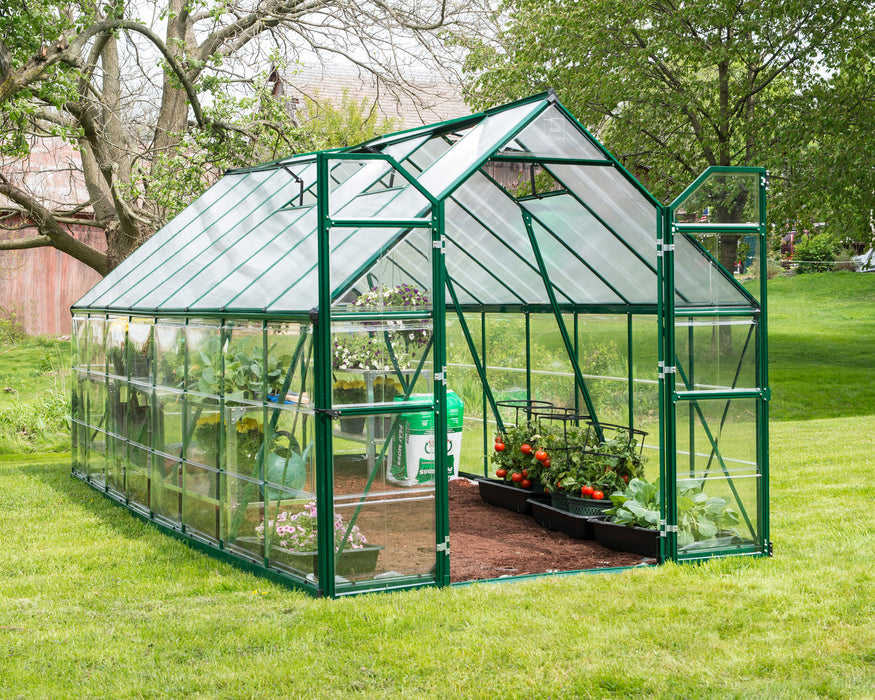 Canopia Balance 8' Greenhouse - Green 8x16_Green_by the grassfields