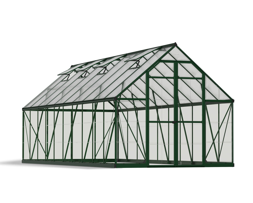 Canopia Balance 8' Greenhouse - Green_8x20 in white background