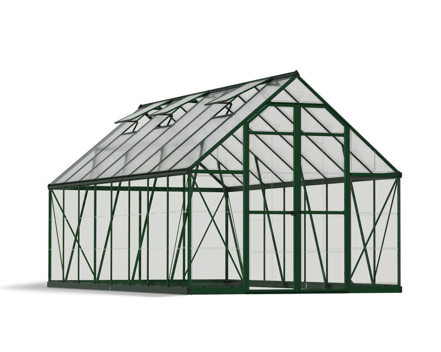 Canopia Balance 8' Greenhouse - Green _8x16_in white background