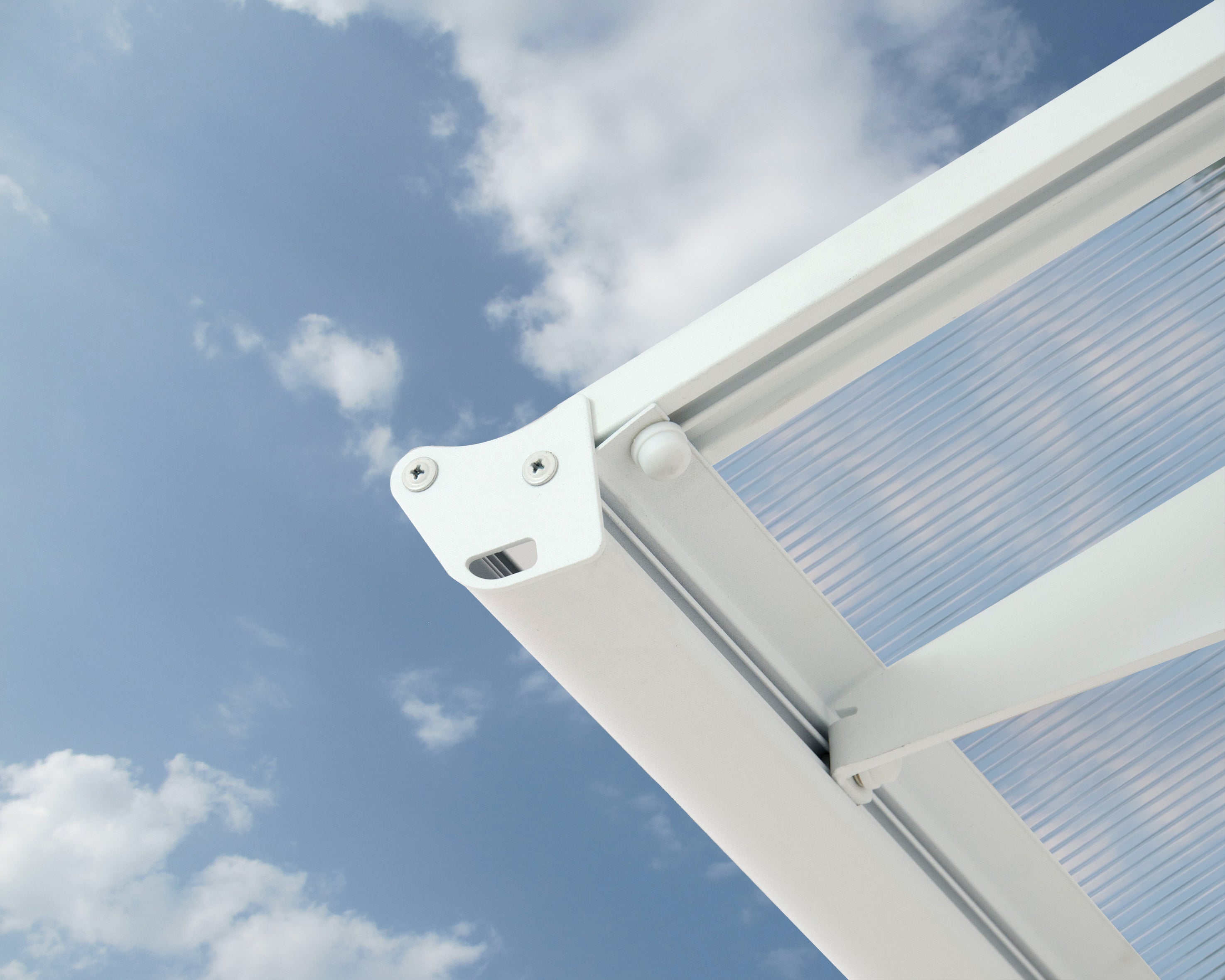 Enhance Your Home with Canopia Bordeaux 2230 Awning - White/Mist ...
