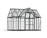 Canopia Chalet 12' x 10' Greenhouse Grey_Clear_in white background