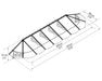 Canopia_Door_Awnings_Lily_XL_3x13.8_0.9x4.2_Black_Clear_Dimensions