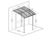 Canopia_Door_Awnings_Vega_2000_Grey_Clear_Dimensions
