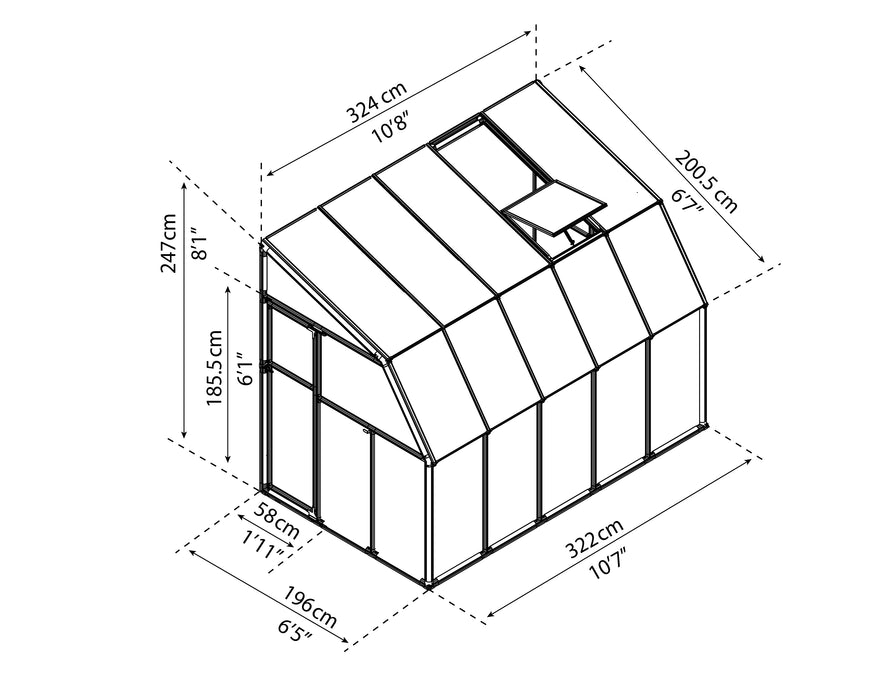 Canopia_GardenChalet_SunRoom_6x10_Dimensions