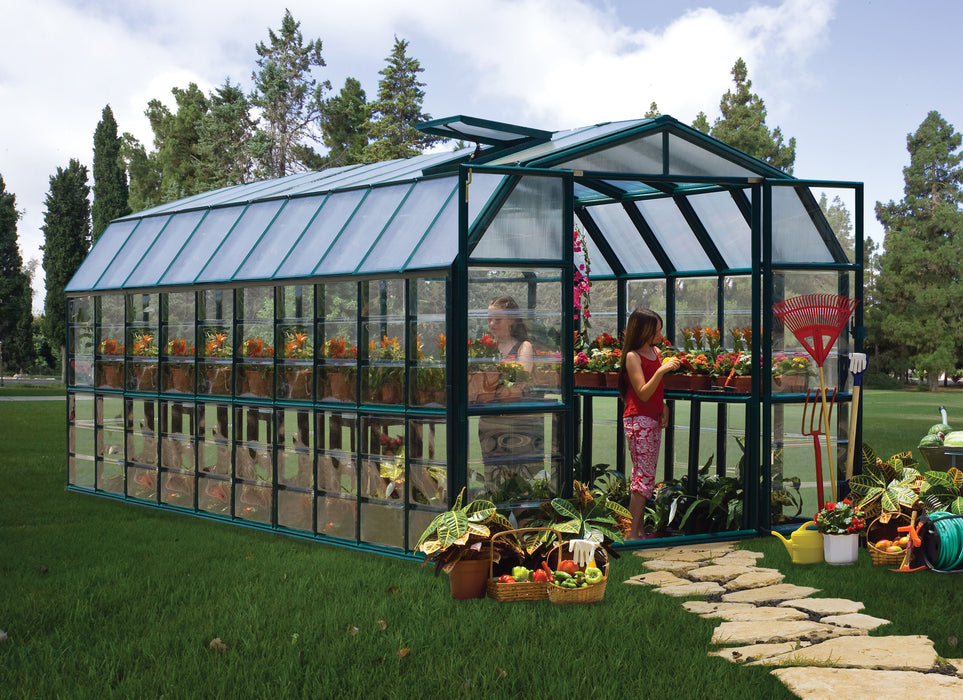 Canopia_Greenhouses_Grand_Gardener_8x20_Green_Clear_Main_1