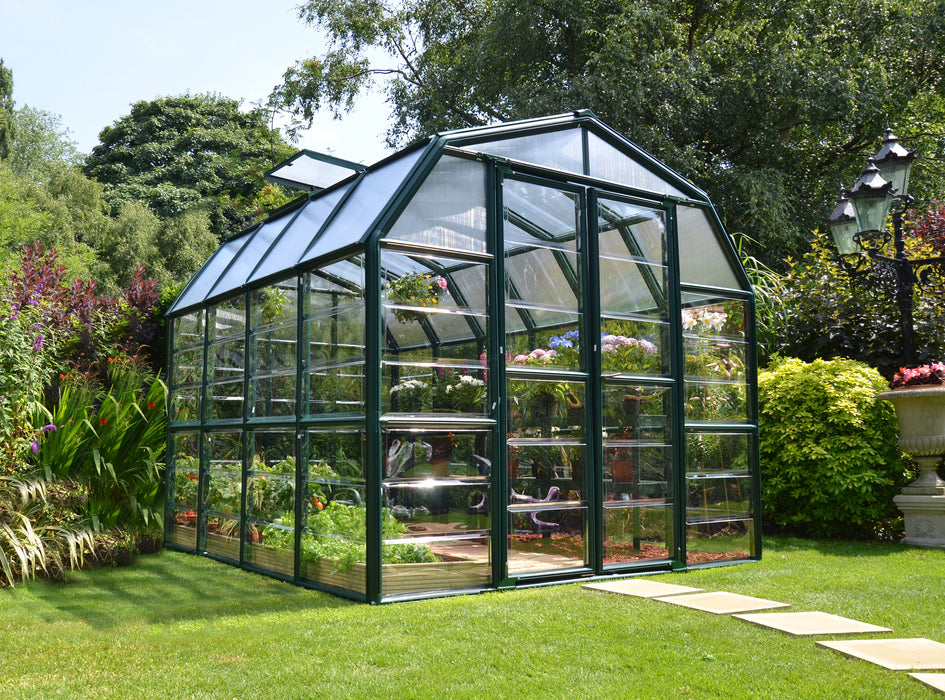 Canopia_Greenhouses_Grand_Gardener_8x8_Green_Clear_Main_1