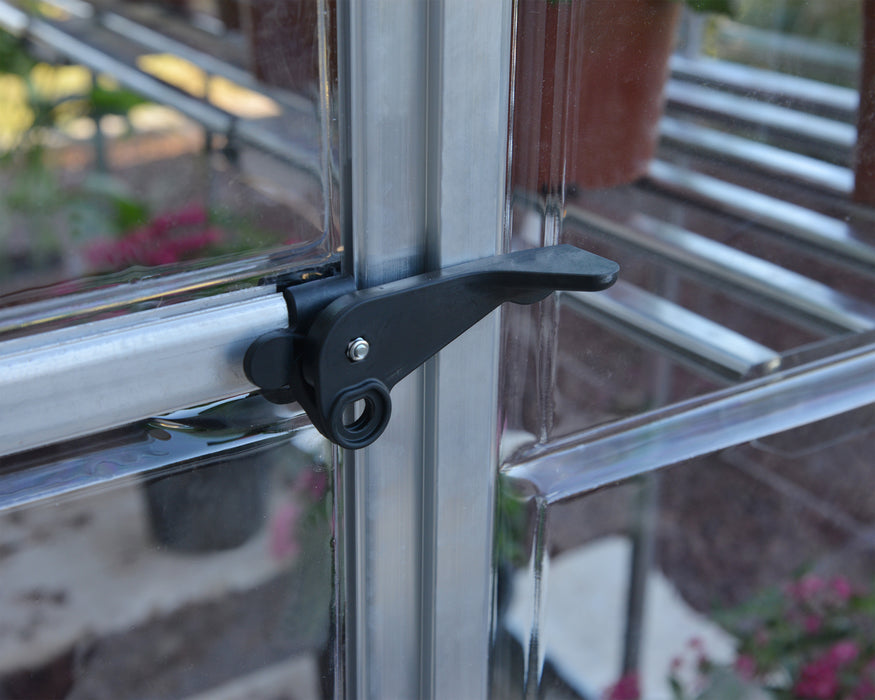 Canopia_Greenhouses_Lean_To_Grow_House_8x4_Silver_Hybrid_Door_Handle