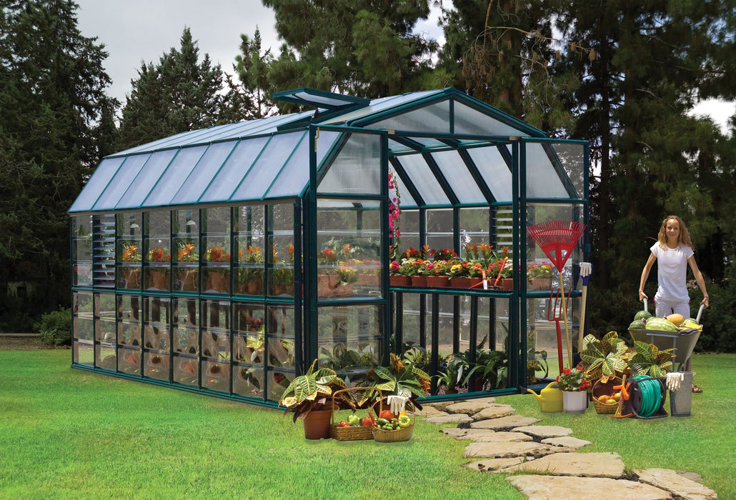 Canopia_Greenhouses_Prestige_8x16_Green_Clear_Main_01