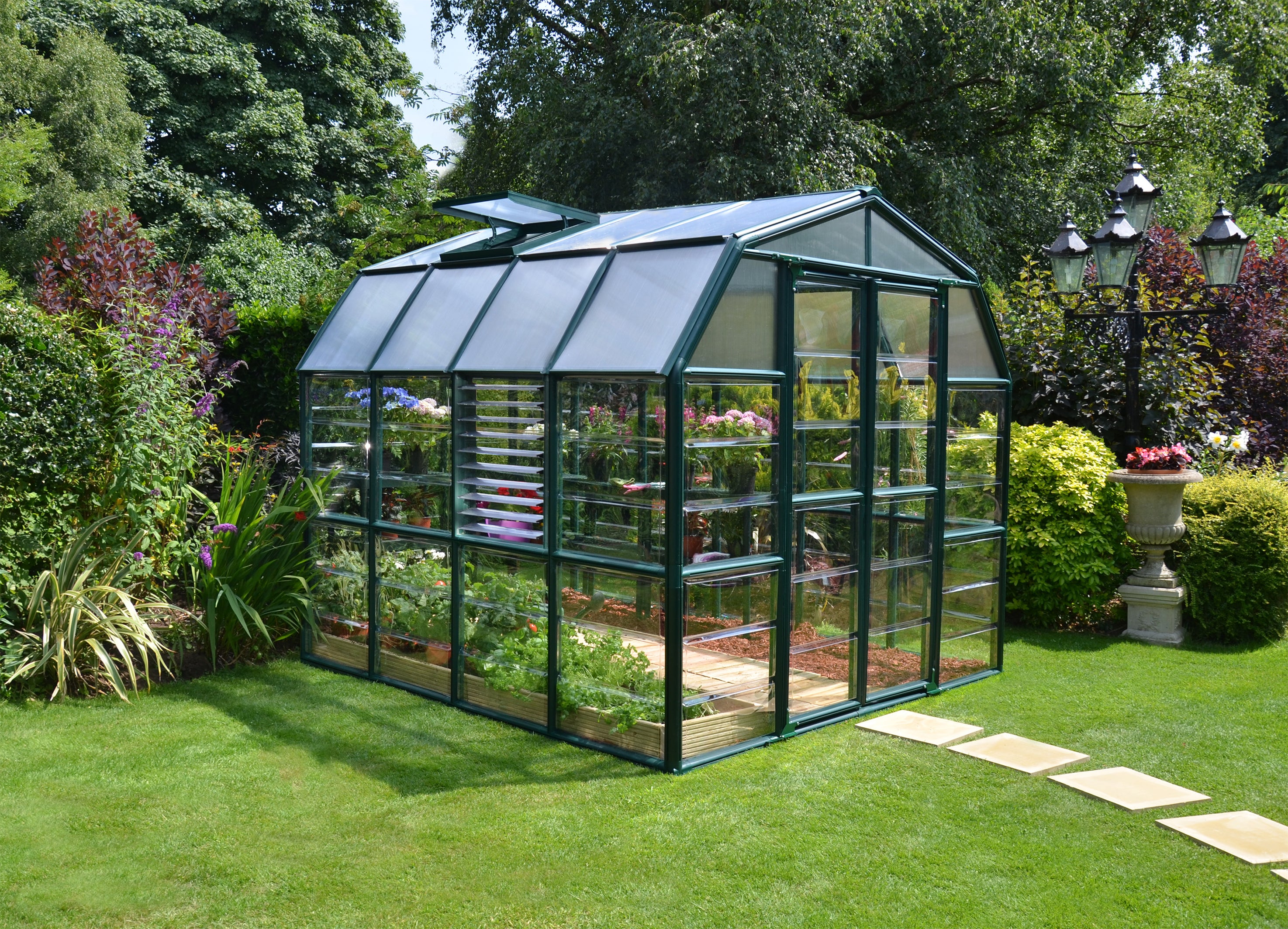 Canopia Prestige 8 Greenhouse Clear Elevate Your Gardening Space — Backyard Oasis