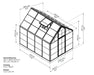 Canopia_Greenhouses_Snap_Grow_6x8_Dimensions
