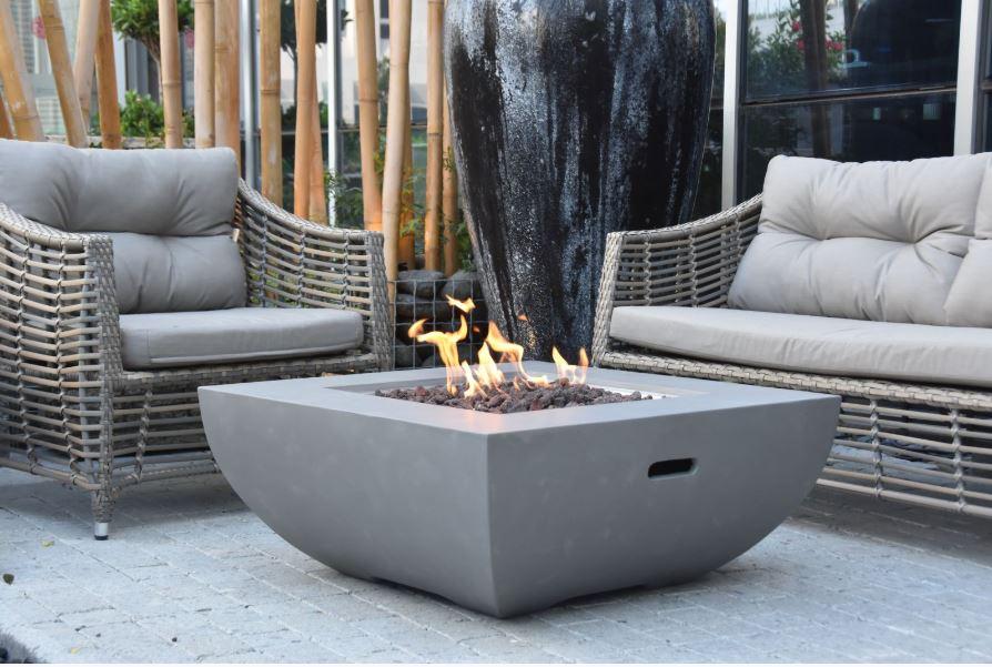Modeno Grey Westport Fire Table outdoor