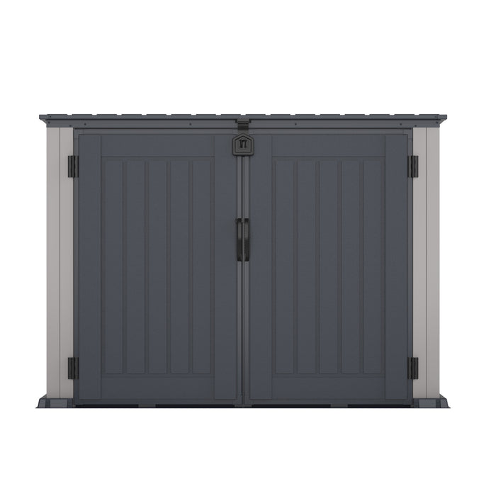 alt text for this image optimized for SEO, include the product name: Duramax 2100L MultiStore Outdoor Storage Box somewhere in the description