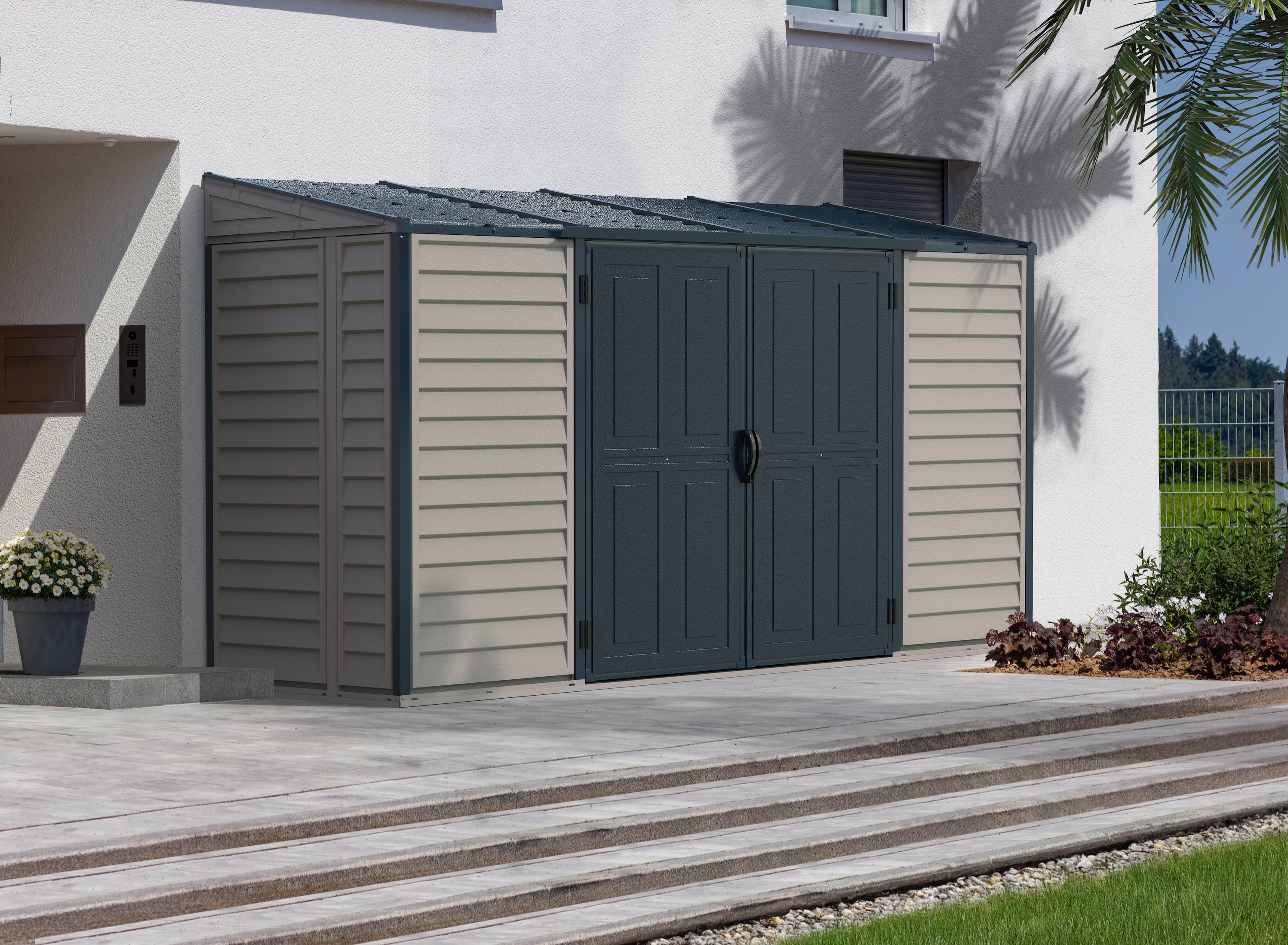 Curated visual reference: Visual Reference: Declutter Your Yard With Duramax Sidemate Plus 10 X 4