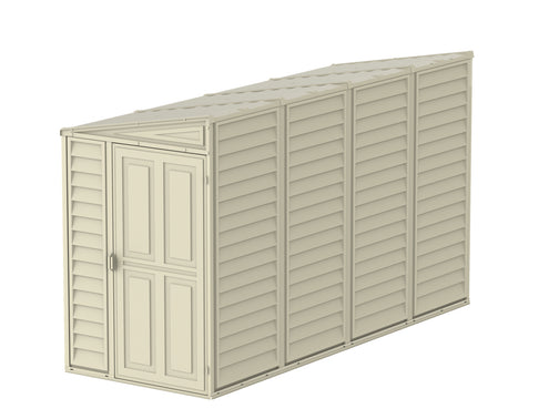 a product image of the Duramax Sidemate Vinyl Resin Storage Shed