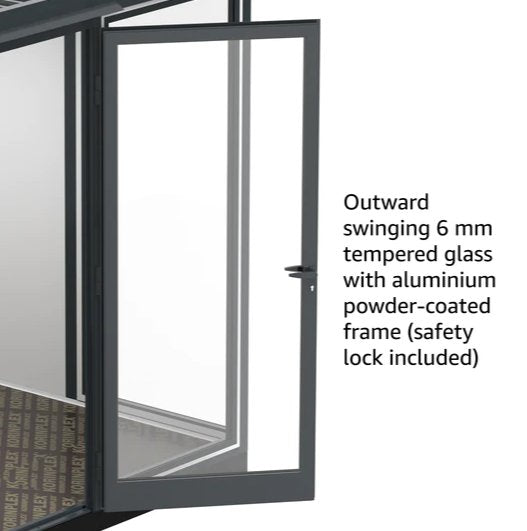 Duramax Insulated Glass Building 10x10 - 32001 glass details