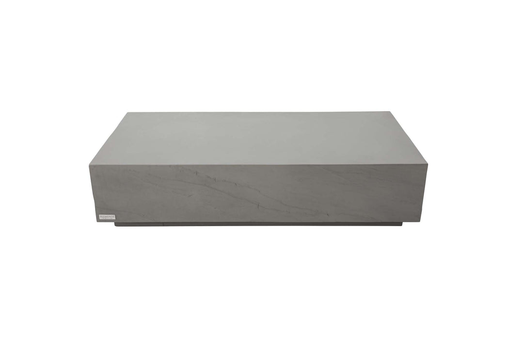 Elementi Colorado Series Rectangle Coffee Table in Space Grey, showcasing a simple, elegant design.