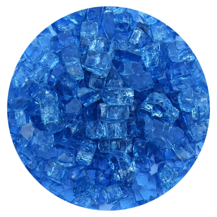 Elementi Plus Blue Fire Glass Close Up